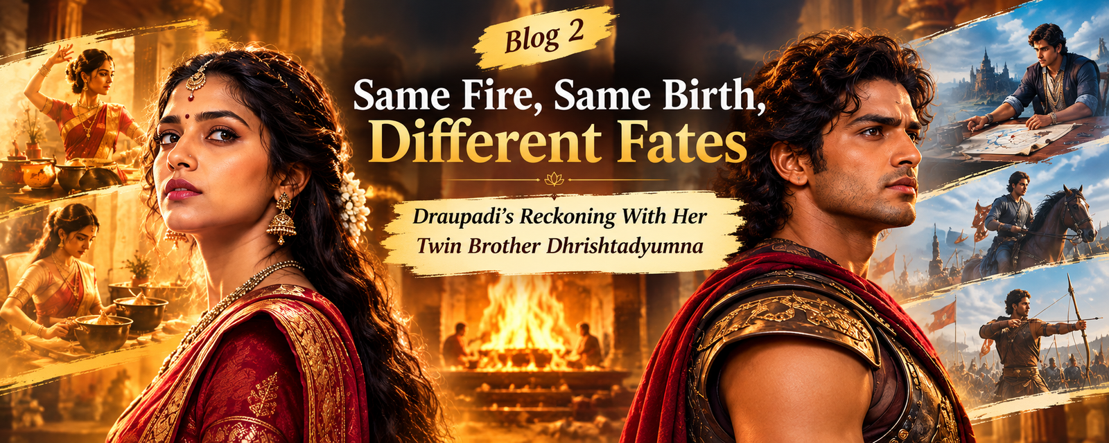 Same Fire, Same Birth, Different Fates: Draupadi’s Reckoning With Her Twin Brother Dhrishtadyumna
