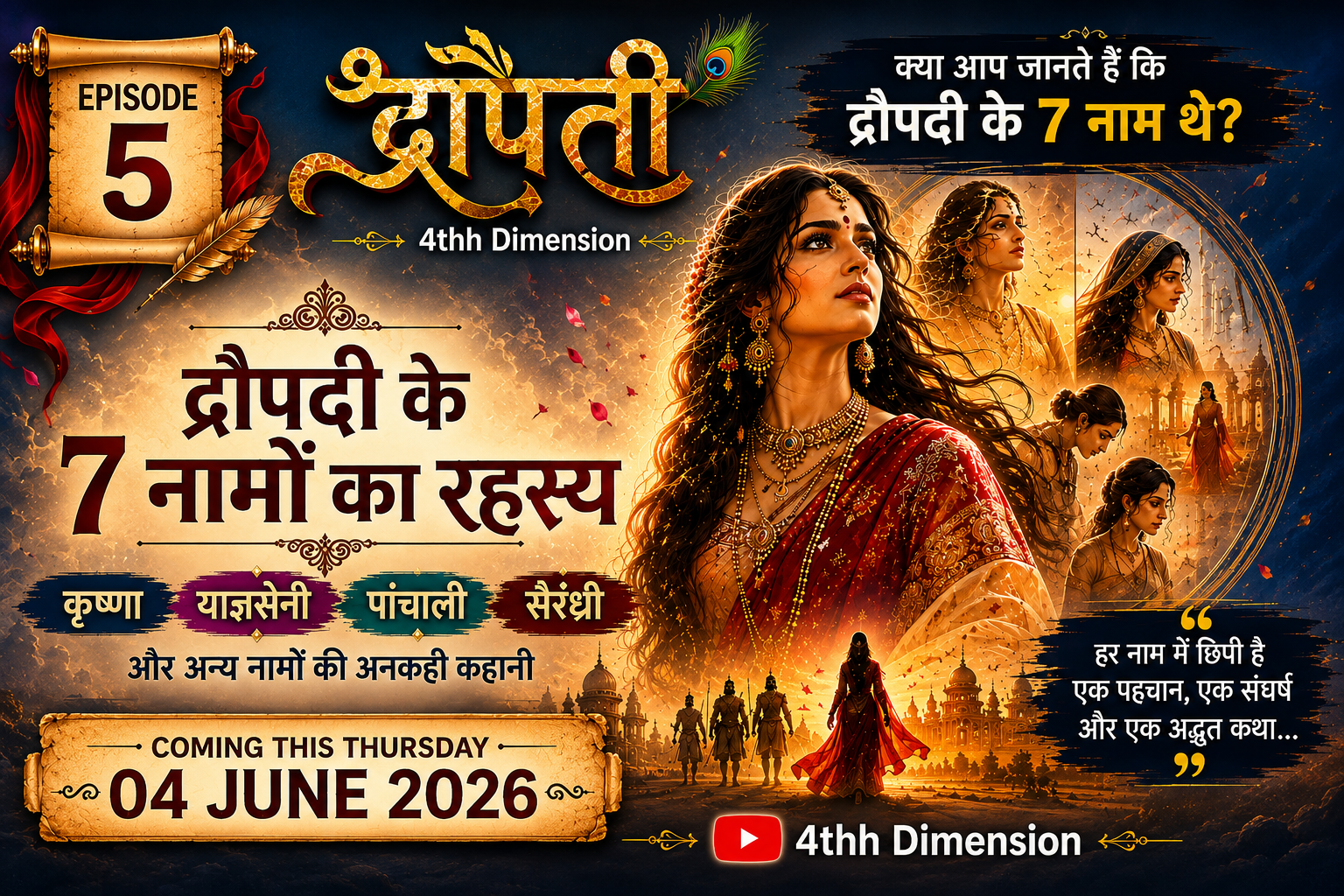 Draupadi's Nine Names — The Story Behind Each One