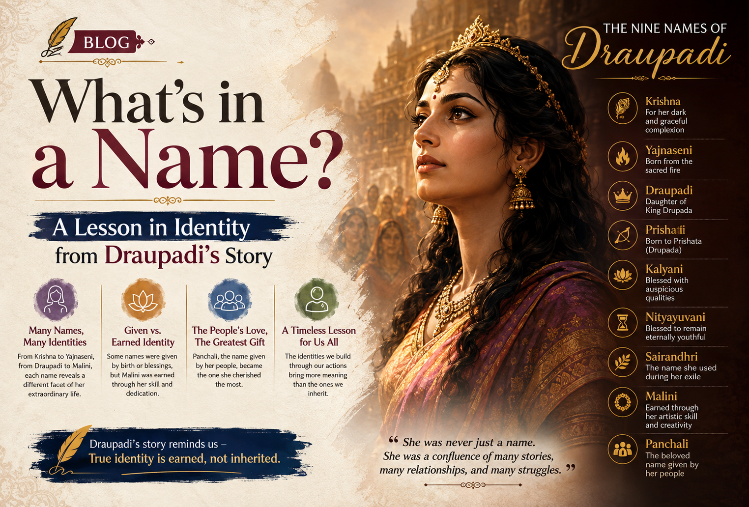 What's in a Name? A Lesson in Identity from Draupadi's Story