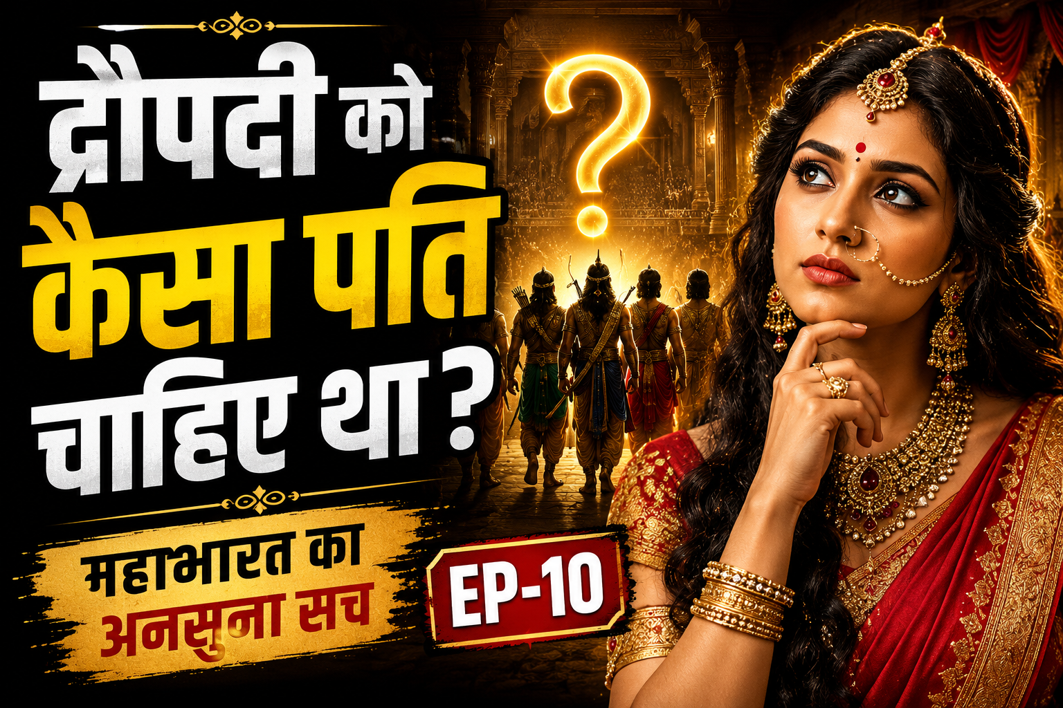 महाभारत | द्रौपदी को कैसा पति चाहिए था? | आदर्श पति के गुण | EP-10