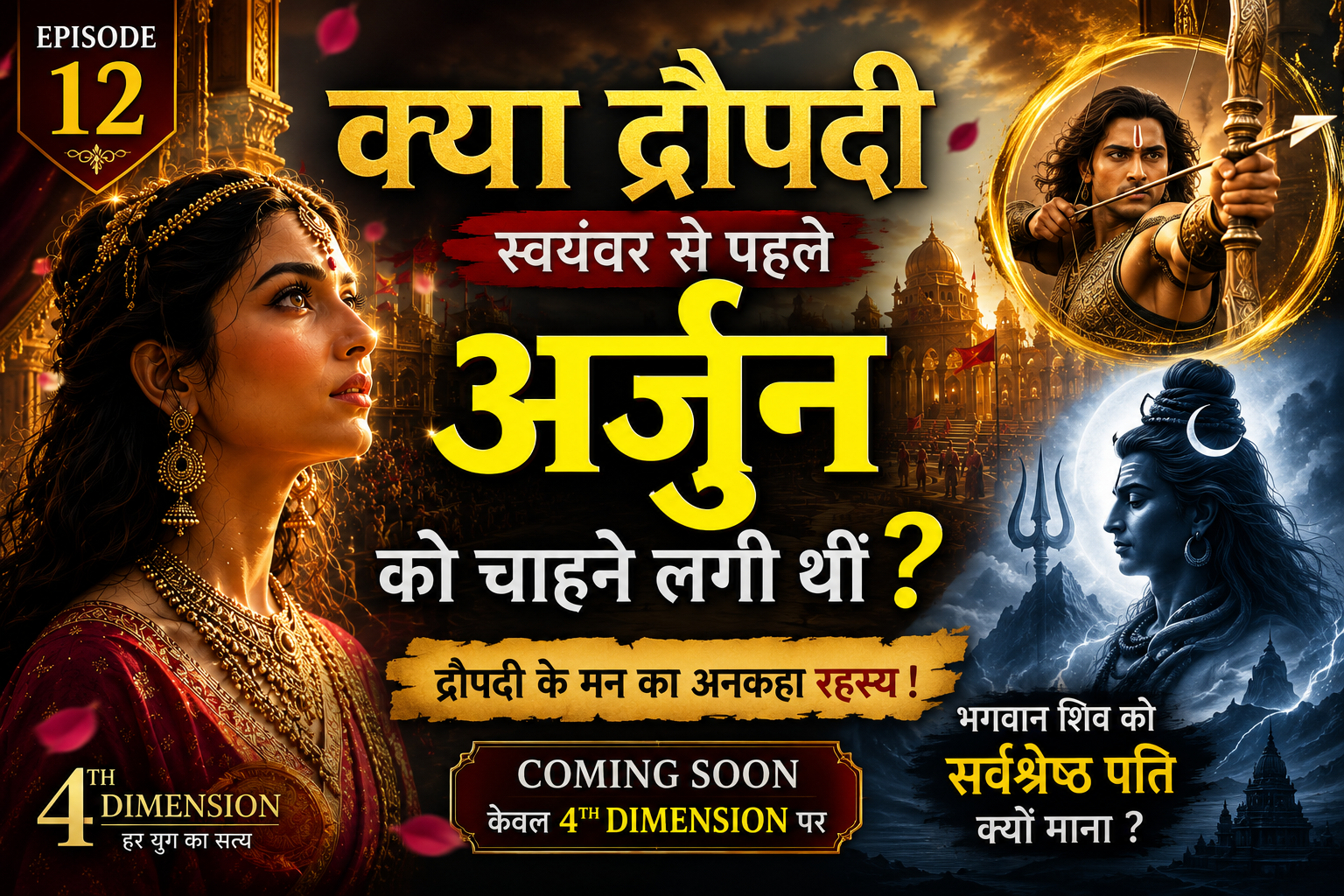 महाभारत | स्वयंवर से पहले किसे चाहती थीं द्रौपदी? EP-12